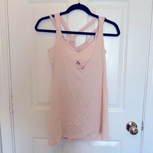Lululemon flowy pink tank top w/ built in sports bra 4